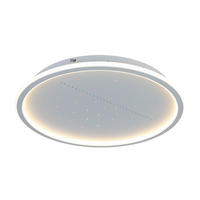 LED-DECKENLEUCHTE Kettering 45/5,5 cm   - Weiß, Trend, Kunststoff/Metall (45/5,5cm) - Novel