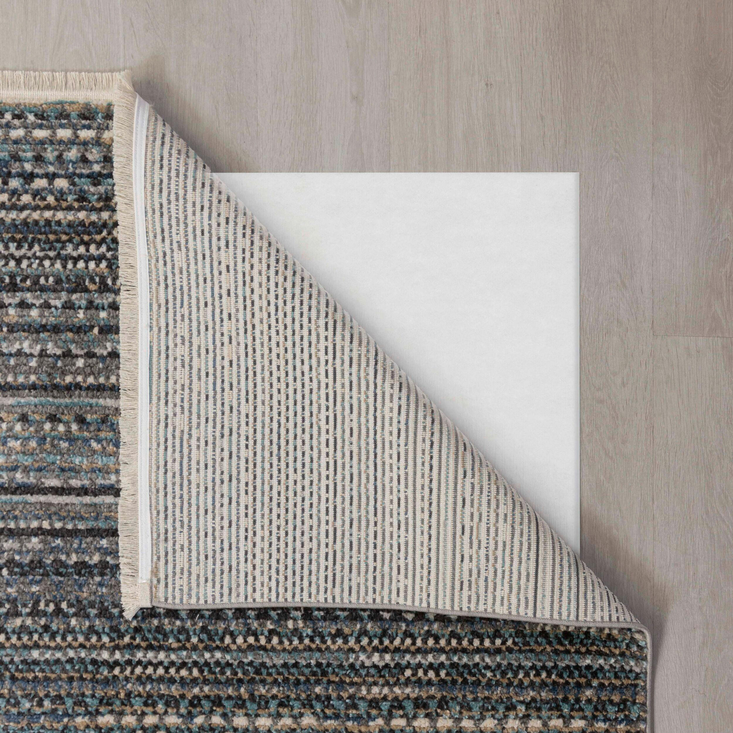 LÄUFER 66/300 cm Santiago Blau - Blau, Basics, Textil (66/300cm)