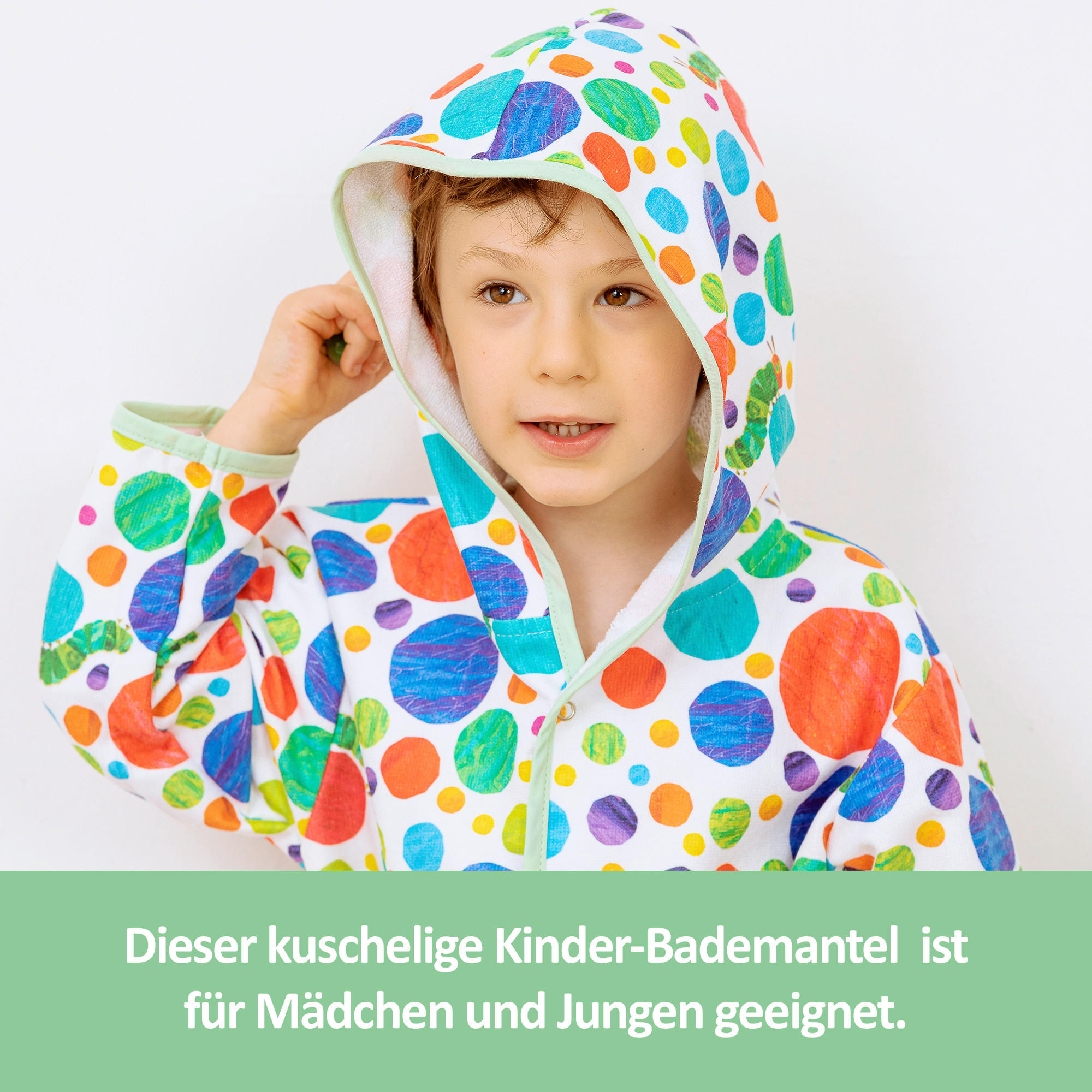 KINDERBADEMANTEL 86/92  - Multicolor, Basics, Textil (86/92null)