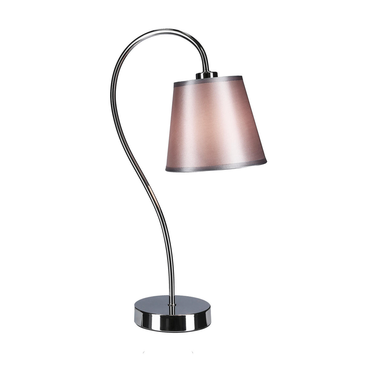 TISCHLEUCHTE 23/15/46 cm   - Chromfarben, Basics, Kunststoff/Metall (23/15/46cm)