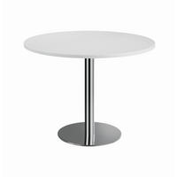 KONFERENZTISCH 100/100/75,5 cm  - Chromfarben/Grau, KONVENTIONELL, Holzwerkstoff/Metall (100/100/75,5cm) - Venda