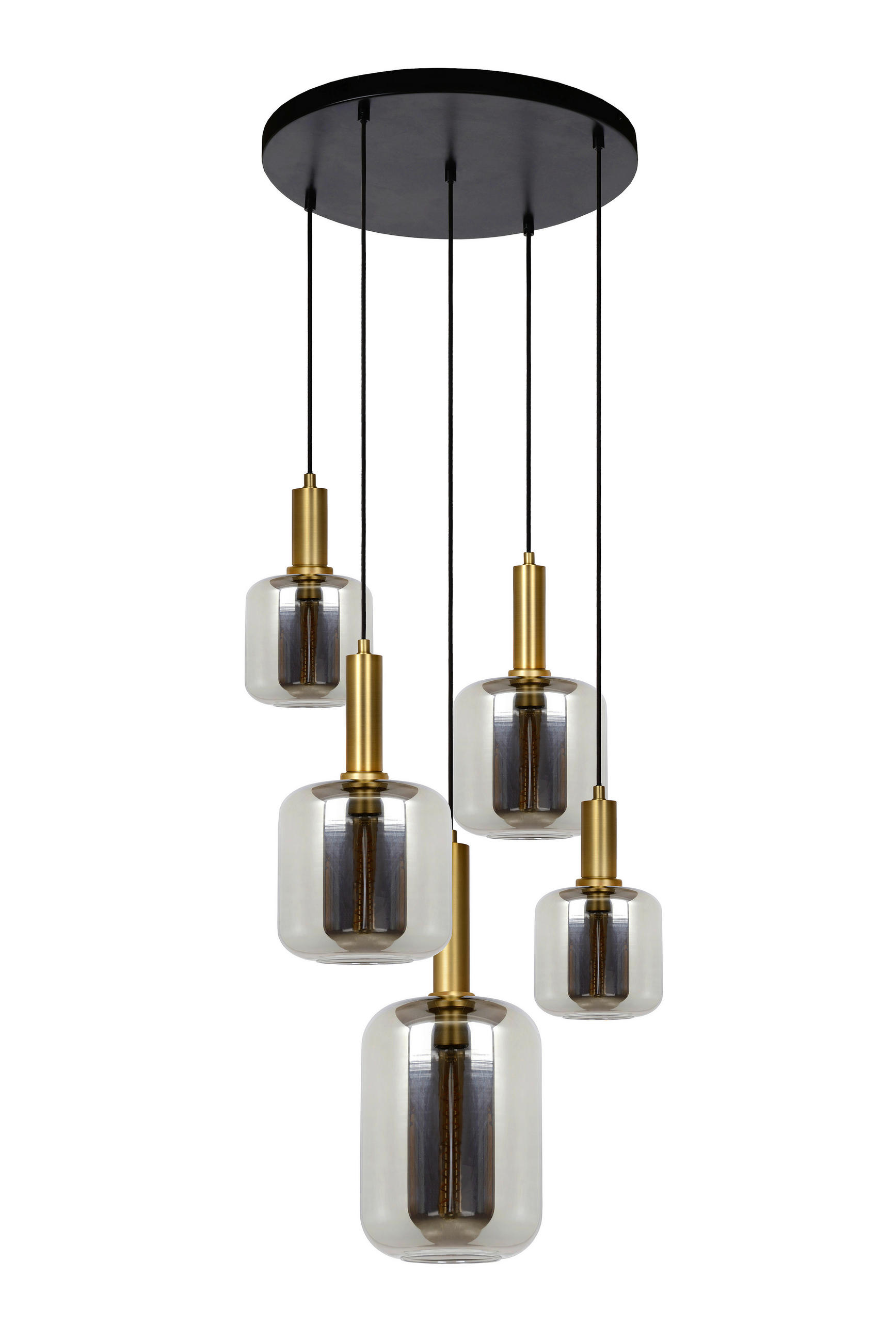 HÄNGELEUCHTE 71/180 cm  - Hellgrau, Design, Glas (71/180cm) - Lucide