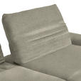 ECKSOFA  in Teddystoff Graubraun  280/170-195 cm  - Graubraun/Schwarz, Design, Textil/Metall (280/170-195cm) - Dieter Knoll