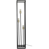 STEHLEUCHTE - Schwarz, Lifestyle, Metall (24/24/130cm) - Marama