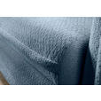 SCHLAFSOFA Struktur Blau Zierkissen, Rückenkissen, Bettkasten, Schlaffunktion, Rücken echt, Liegefläche im Originalstoff  - Blau/Schwarz, KONVENTIONELL, Kunststoff/Textil (237/94/117cm) - Carryhome