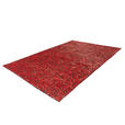 FLACHWEBETEPPICH 200/290 cm Rot, Goldfarben  - Rot/Goldfarben, Basics, Leder/Textil (200/290cm) - Novel