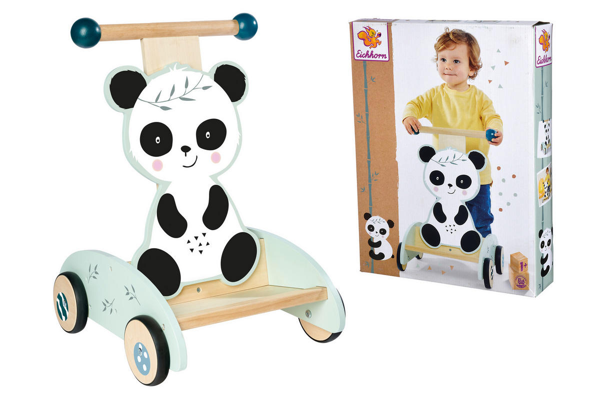 LAUFLERNWAGEN - Multicolor, Basics, Holz (8/46,50/34,50cm) - Eichhorn