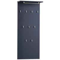 GARDEROBENPANEEL  in 50/110,6/20,9 cm  - Blau, Holzwerkstoff (50/110,6/20,9cm) - MID.YOU