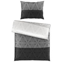 POSTEĽNÁ BIELIZEŇ, satén, čierna, 140/200 cm - čierna, Konventionell, textil (140/200cm) - Esposa