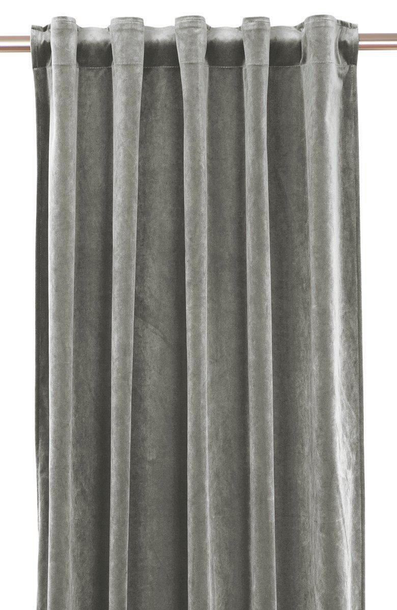 FERTIGVORHANG  black-out (lichtundurchlässig)   135/320 cm 2 Stück  - Grau, Basics, Textil (135/320cm) - Svanefors