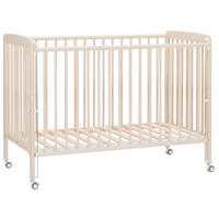 BEISTELLBETT  124/63/91 cm  - Champagner, Basics, Holz (124/63/91cm) - Jimmylee