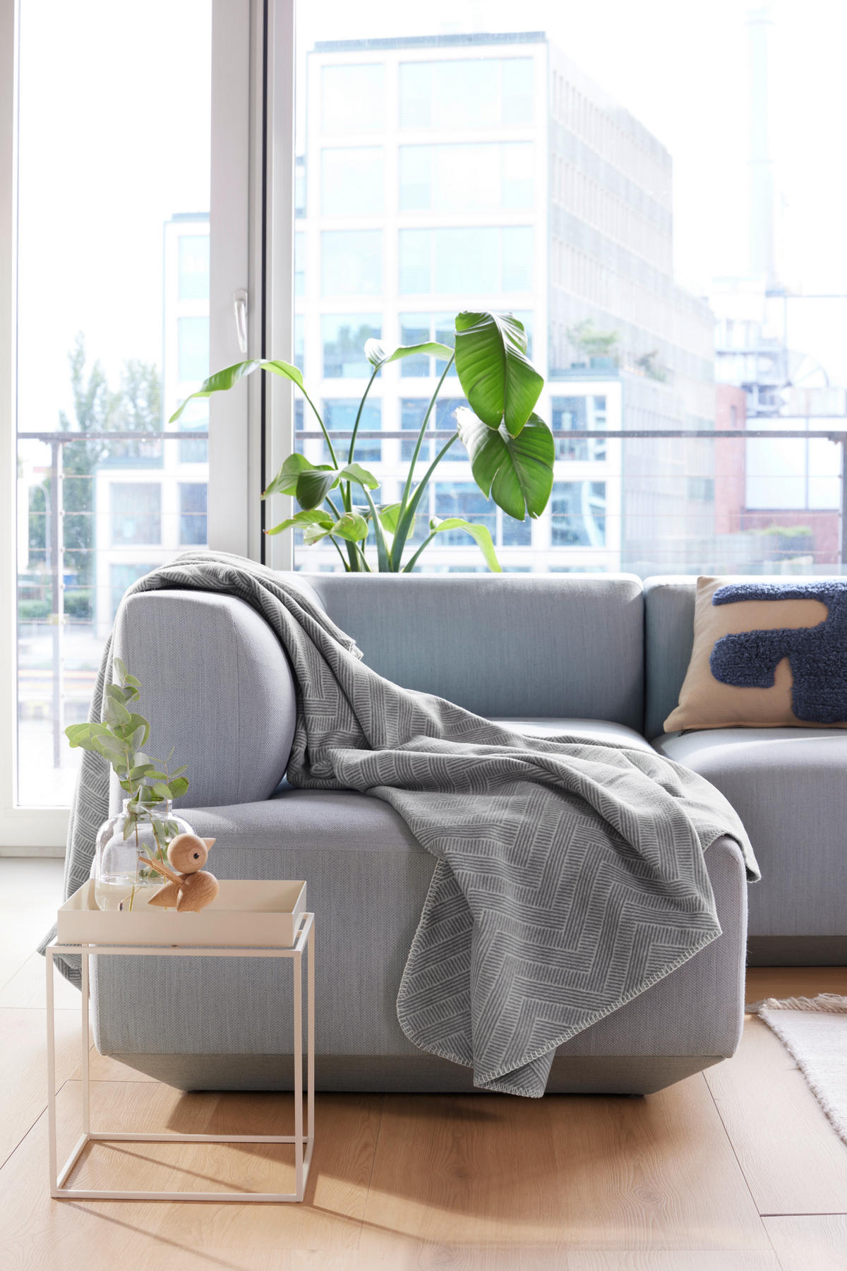 TAKARÓ 150/200 cm  - világosszürke, Basics, textil (150/200cm) - Novel