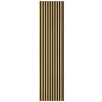 OBKLAD NA STENU 57,25/1,9/267 cm   - farba duba, Basics, drevo/textil (57,25/1,9/267cm)