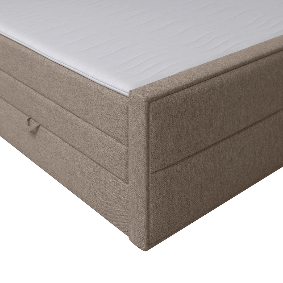 BOXSPRINGBETT 180/200 cm  in Beige  - Beige, Modern, Holz/Holzwerkstoff (180/200cm) - MID.YOU