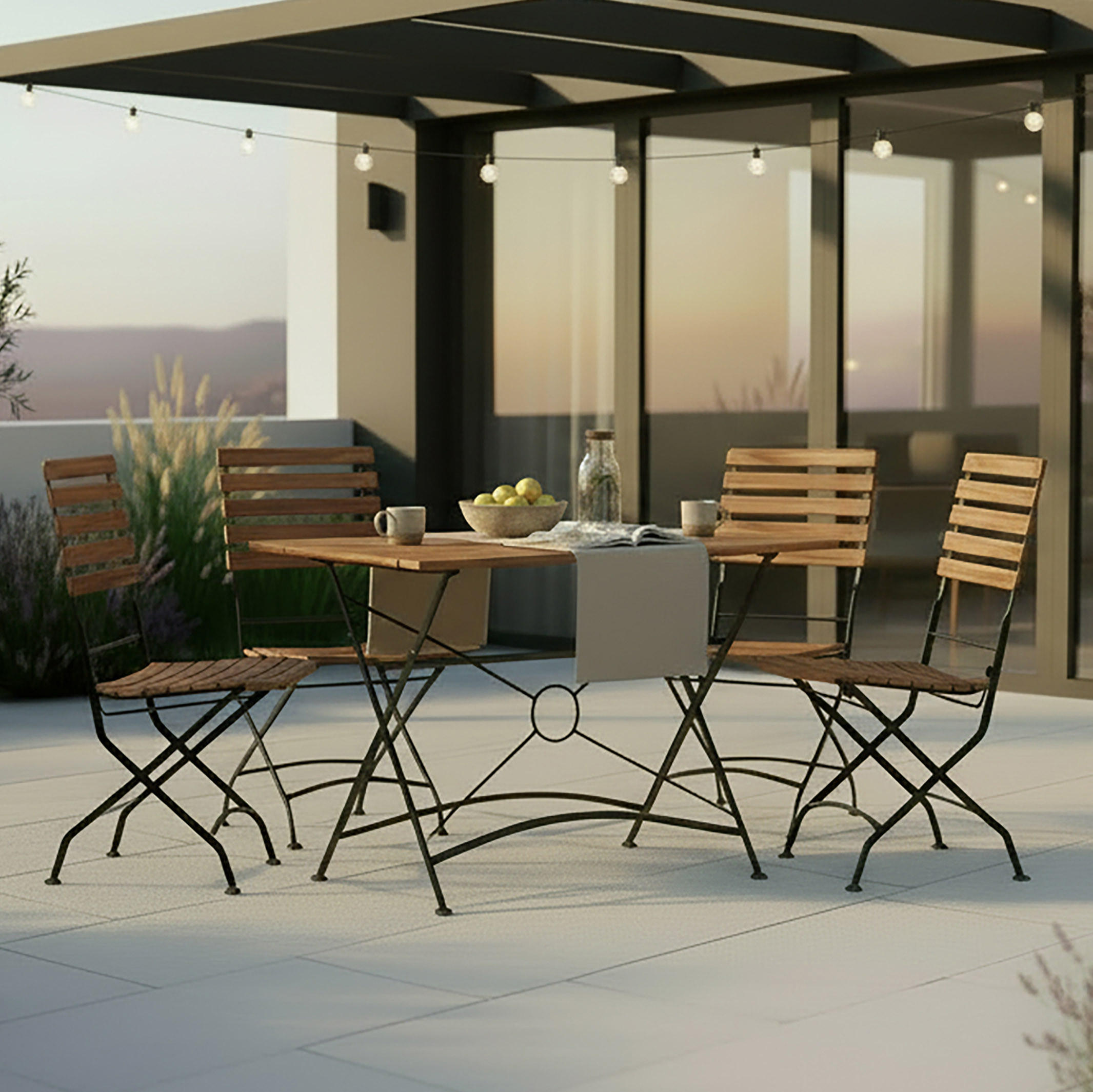 Gardenson ZAHRADNÍ SESTAVA dřevo, kov