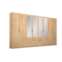 DREHTÜRENSCHRANK 360/229/54 cm,  in Sonoma Eiche, 8 Tür(en)  - Alufarben/Sonoma Eiche, MODERN, Holzwerkstoff/Kunststoff (360/229/54cm) - Rauch Möbel