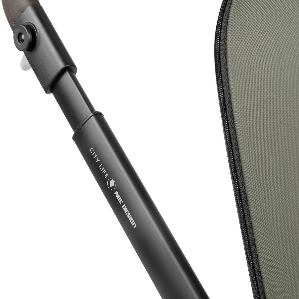 KOMBIKINDERWAGEN  City Life  Avocado  - Schwarz/Olivgrün, Basics, Textil/Metall (82,0/52,0/107,5cm) - ABC Design