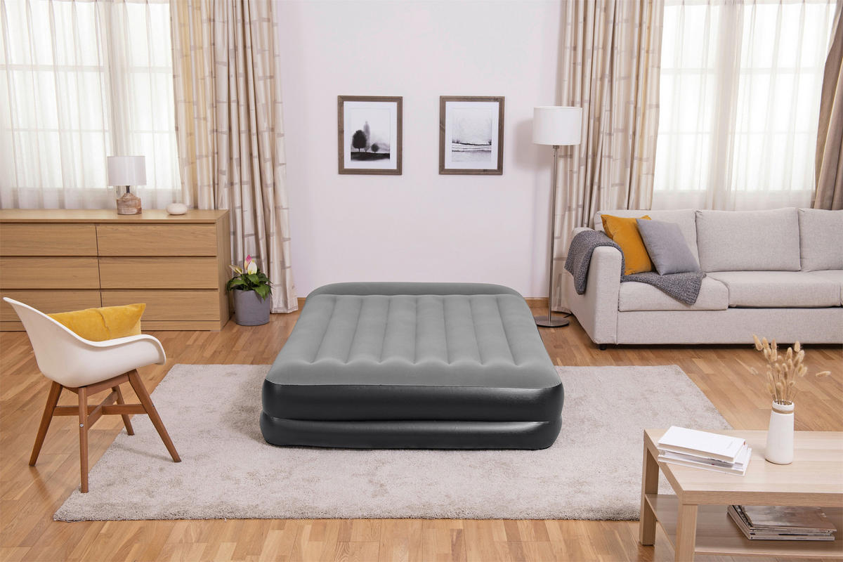 LUFTBETT TRITECH AIR 67403 Grau, Schwarz  - Schwarz/Grau, KONVENTIONELL, Kunststoff (203/152/46cm) - Bestway