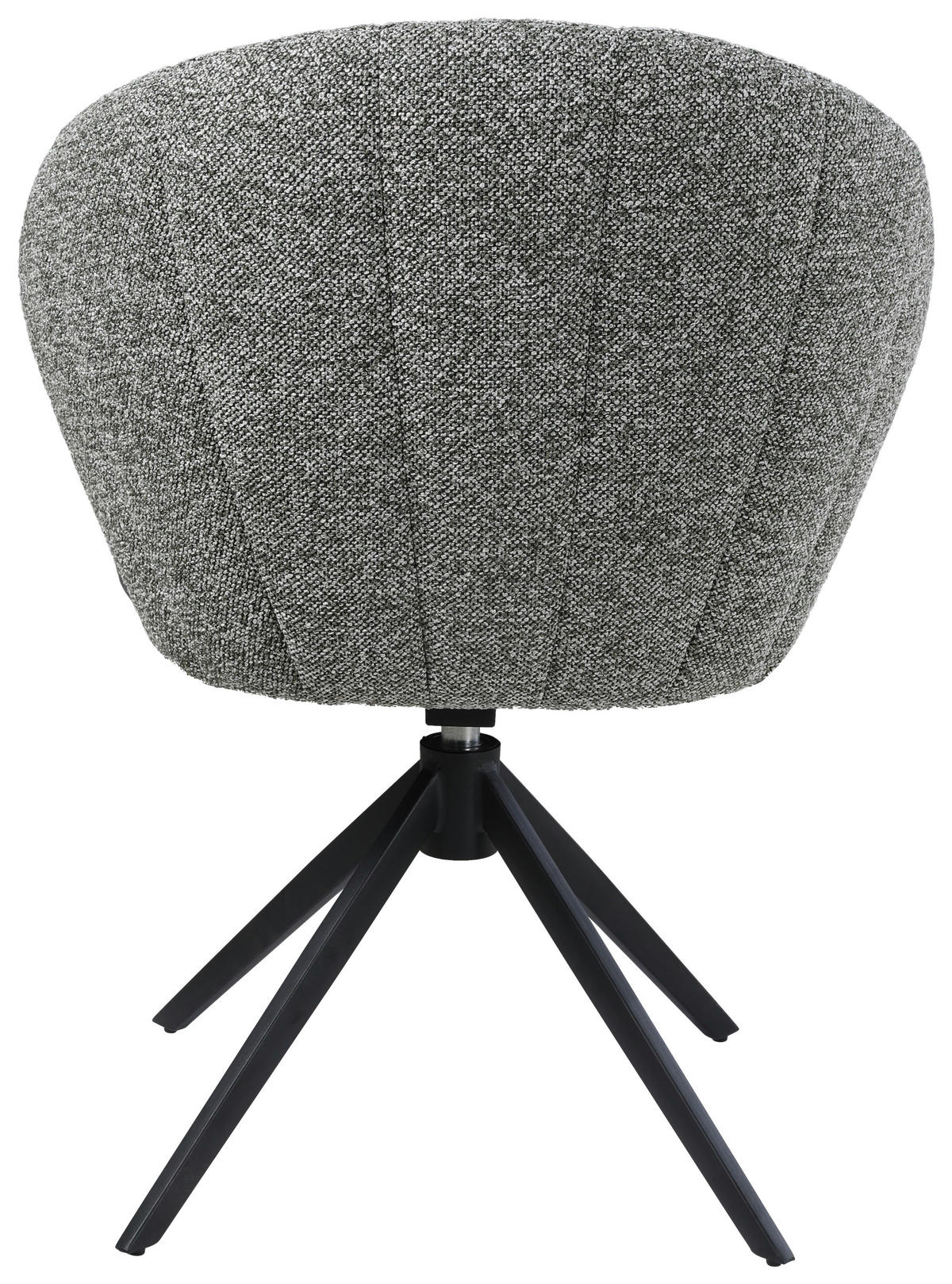 STOL, kovina, tekstil črna, temno zelena  - črna/temno zelena, Design, kovina/tekstil (61/87,5/63,5cm) - Novel