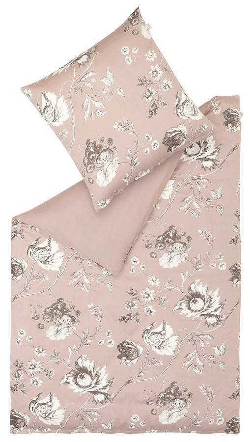 WENDEBETTWÄSCHE SW-Silent Satin 135/200 cm  - Altrosa/Rosa, Basics, Textil (135/200cm) - Schöner Wohnen