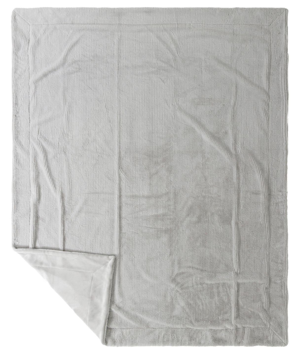 DECKE Rabbit Stripes 150/200 cm  - Grau, Basics, Textil (150/200cm) - Novel