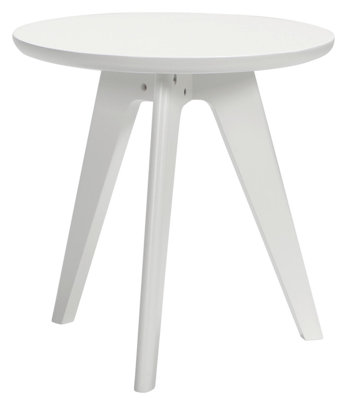 HOCKER Weiß  - Weiß, Design (45/44/45cm) - Hasena