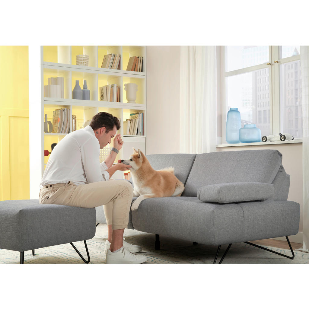 Thumbnail - Sensoo 2,5-Sitzer Cosy, Braun, Textil, 204-234x85x86-94 cm, Stoffauswahl, Armteil links, rechts, Wohnzimmer, Sofas & Cou...