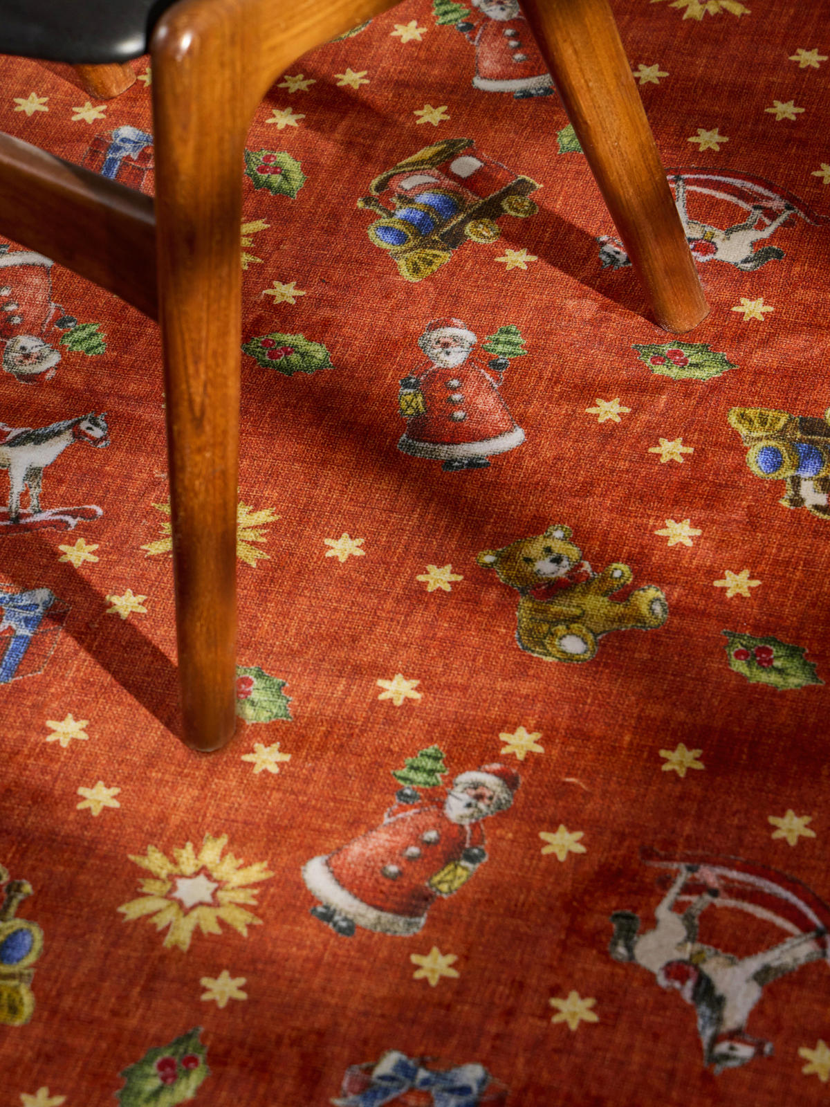 TEPPICH  Wohnzimmer 160/230 cm Toy's Delight Nostalgic Noel Grün, Rot rechteckig  - Rot/Grün, Design, Kunststoff/Textil (160/230cm) - Villeroy & Boch