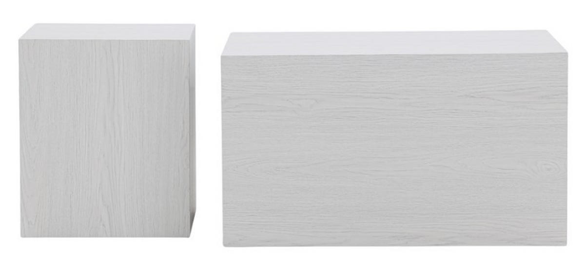 SOFFBORD SET - vit/ekfärgad, Design, trämaterial (45/40/40/60/40/80cm) - Niels Andersson