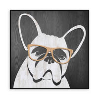 HOLZBILD Tiere 55/55 cm  - Multicolor/Schwarz, Design, Papier/Holzwerkstoff (55/55cm) - Monee