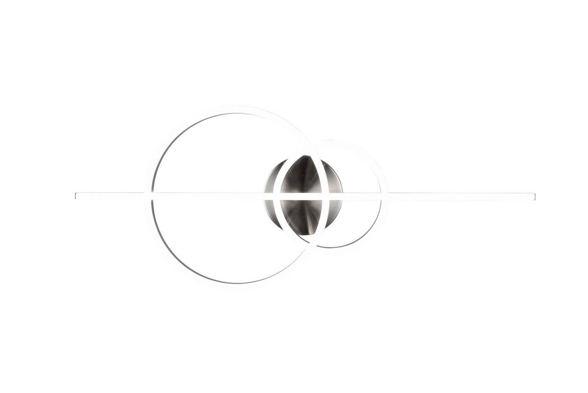 LED-TAKLAMPA Montilla 100/12,5/40 cm  - nickelfärgad, Basics, metall (100/12,5/40cm) - Trio Leuchten