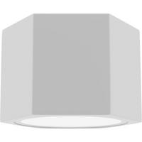 STROPNÍ BODOVÉ SVÍTIDLO, 12/8 cm  - bílá, Basics, dřevo (12/8cm)