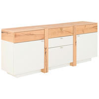 SIDEBOARD  in 196/78/43 cm  - Edelstahlfarben/Eichefarben, Design, Holz/Holzwerkstoff (196/78/43cm) - Venjakob
