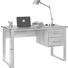 SCHREIBTISCH - Edelstahlfarben/Buchefarben, Design, Holz/Metall (130/76/65cm) - Novel SCHREIBTISCH - Edelstahlfarben/Buchefarben, Design, Holz/Metall (130/76/65cm) - Novel