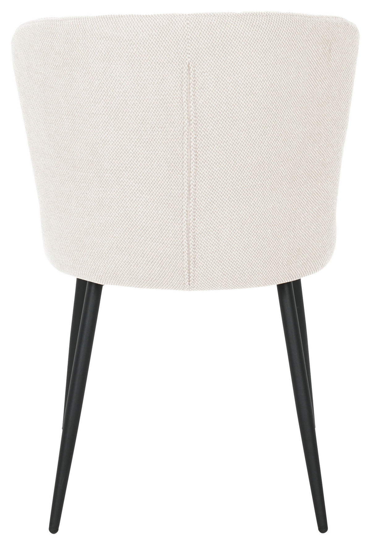 VIERFUßSTUHL  in Eisen Leinenoptik Holz, Metall, Textil  - Beige/Schwarz, KONVENTIONELL, Holz/Textil (52/82/60cm) - P & B