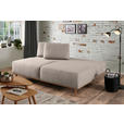 BOXSPRINGSOFA  mit Stoffauswahl, Rücken echt Hellgrau  - Hellgrau, Design, Holz/Textil (203/97/107cm) - Dieter Knoll
