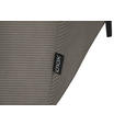 ECKSOFA Graubraun Feincord  - Graubraun/Schwarz, Design, Textil/Metall (205/280cm) - Xora