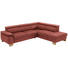 WOHNLANDSCHAFT in Textil Rot - Eichefarben/Beige, LIFESTYLE, Holz/Textil (226/273cm) - Beldomo System WOHNLANDSCHAFT in Textil Rot - Eichefarben/Beige, LIFESTYLE, Holz/Textil (226/273cm) - Beldomo System