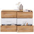 KOMMODE 130/83/41 cm - Eichefarben/Alufarben, Design, Holzwerkstoff/Kunststoff (130/83/41cm) - Carryhome KOMMODE 130/83/41 cm - Eichefarben/Alufarben, Design, Holzwerkstoff/Kunststoff (130/83/41cm) - Carryhome