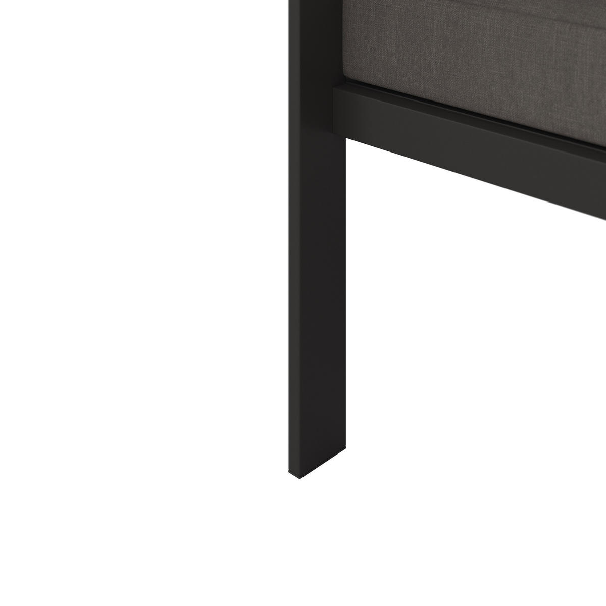 DINING-LOUNGESET Aluminium  - Anthrazit/Grau, MODERN, Glas/Textil (224/64/149/224cm) - Ambia Garden