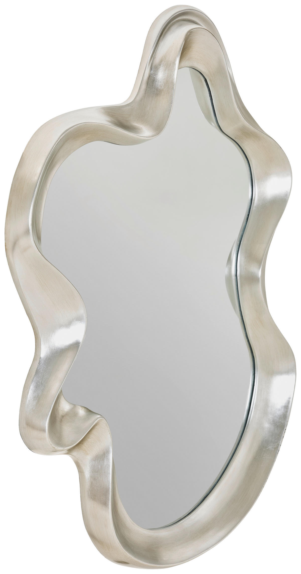 WANDSPIEGEL 65/104/7 cm  - Silberfarben, Design, Glas/Holzwerkstoff (65/104/7cm) - Novel