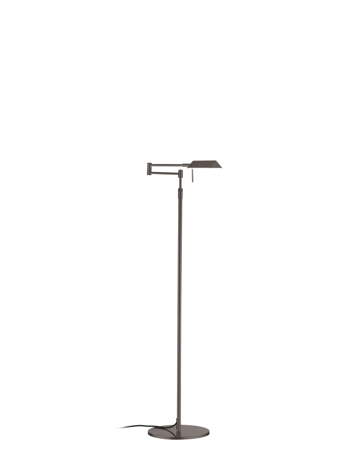 LED-STEHLEUCHTE 46/146 cm    - Bronzefarben, KONVENTIONELL, Metall (46/146cm) - elements by BANKAMP