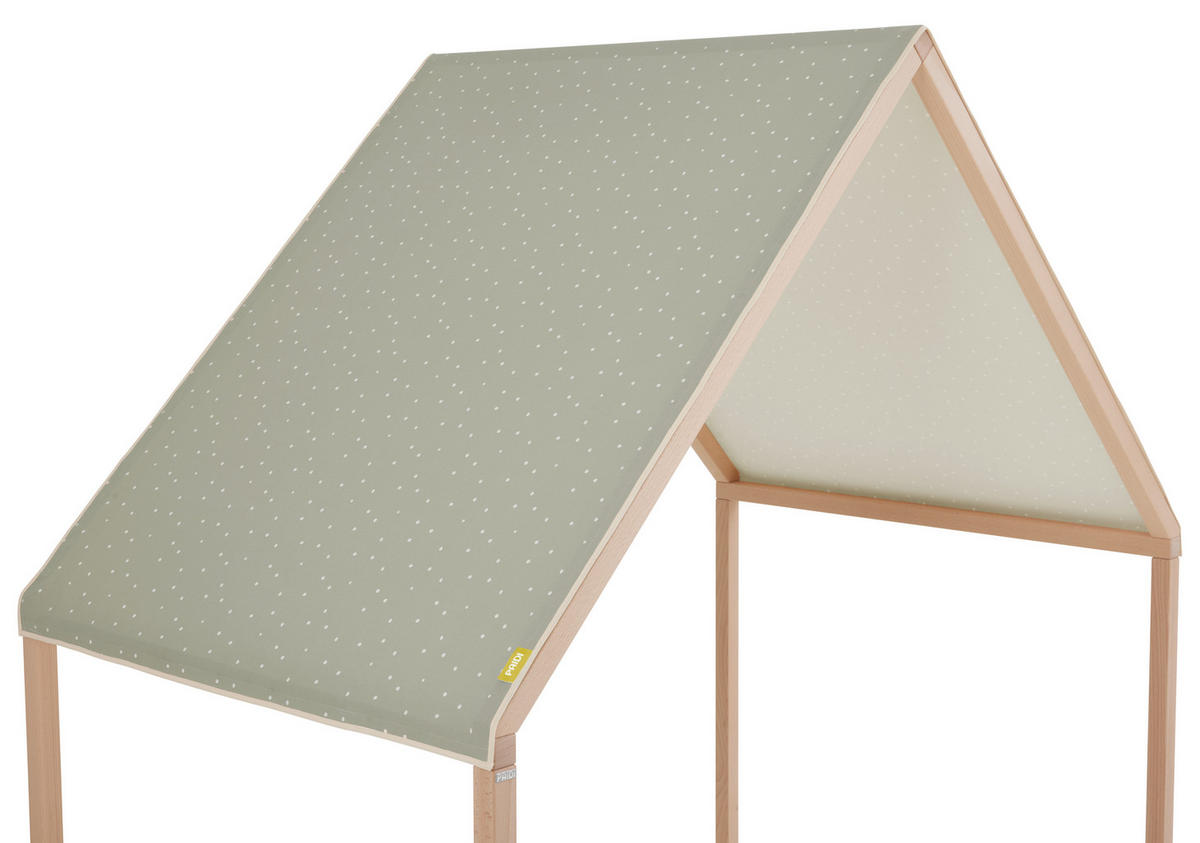 BALDAHIN  Little PAIDI House  - zelena, Basics, tekstil (97/235cm) - Paidi