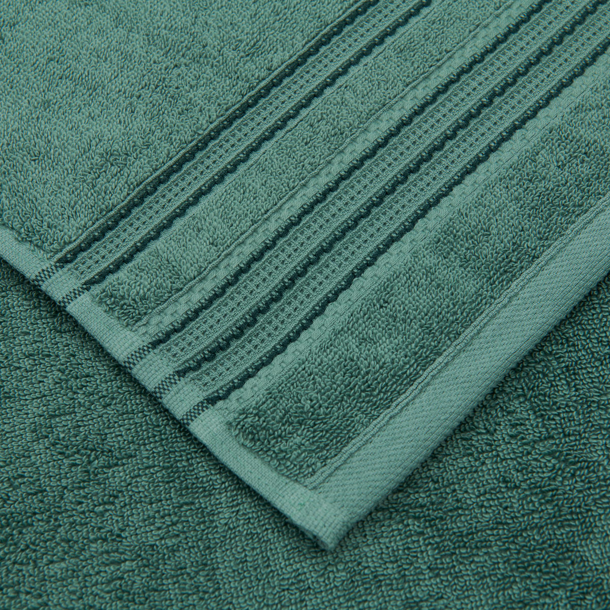 DUSCHHANDDUK 70/140 cm  - salviagrön, Klassisk, textil (70/140cm) - Esposa