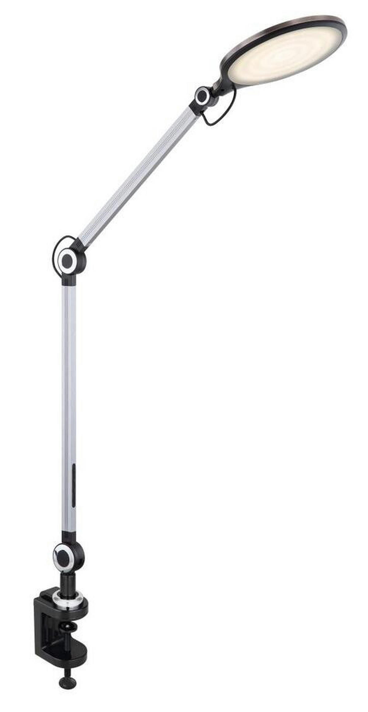 LED-SCHREIBTISCHLEUCHTE - Schwarz, Design, Kunststoff/Metall (55,7/20/103,5cm) - Globo