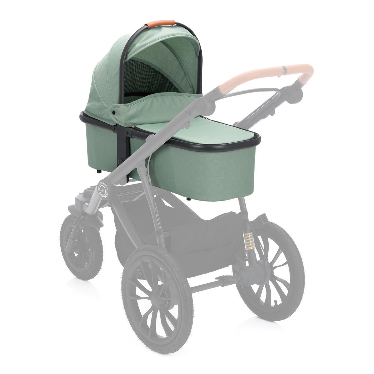 JOGGER Set Jogger Run  - Schwarz/Olivgrün, Basics, Textil/Metall (125/57/107cm) - Fillikid