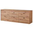 LOWBOARD Eiche Artisan  210/74,1/43,6 cm  - Anthrazit/Eiche Artisan, KONVENTIONELL, Holzwerkstoff/Kunststoff (210/74,1/43,6cm) - Xora