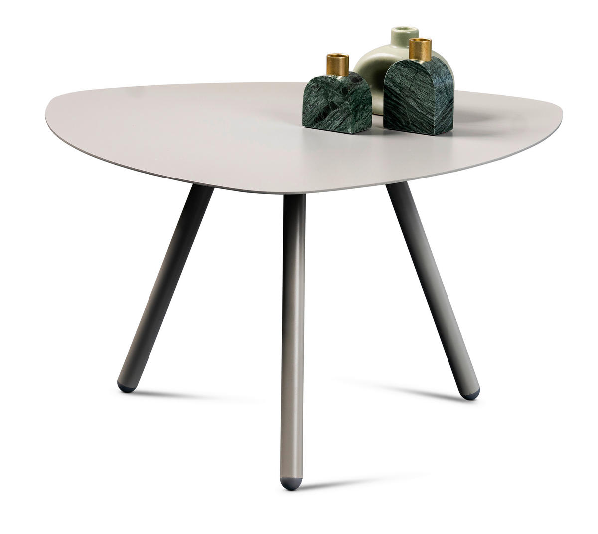 BEISTELLTISCH 60/60/35 cm Grau  - Anthrazit/Grau, Design, Metall (60/60/35cm) - Xora