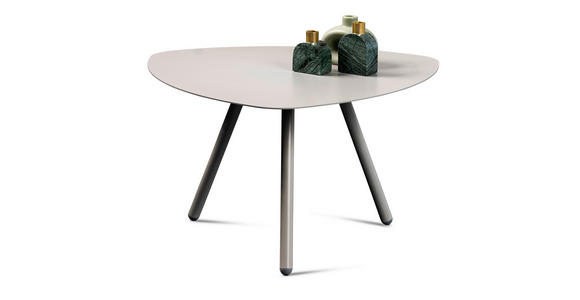 BEISTELLTISCH in Metall 60/60/35 cm  - Grau, Design, Metall (60/60/35cm) - Xora