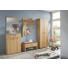 KOMMODE 71/103/37 cm - Edelstahlfarben/Eichefarben, KONVENTIONELL, Holz/Metall (71/103/37cm) - Novel KOMMODE 71/103/37 cm - Edelstahlfarben/Eichefarben, KONVENTIONELL, Holz/Metall (71/103/37cm) - Novel